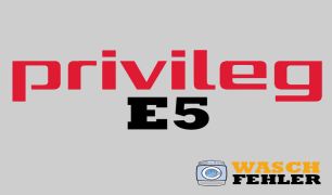 Privileg Waschmaschine Fehlercode E5