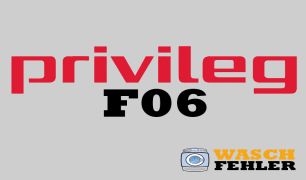 Privileg Waschmaschine Fehlercode F06